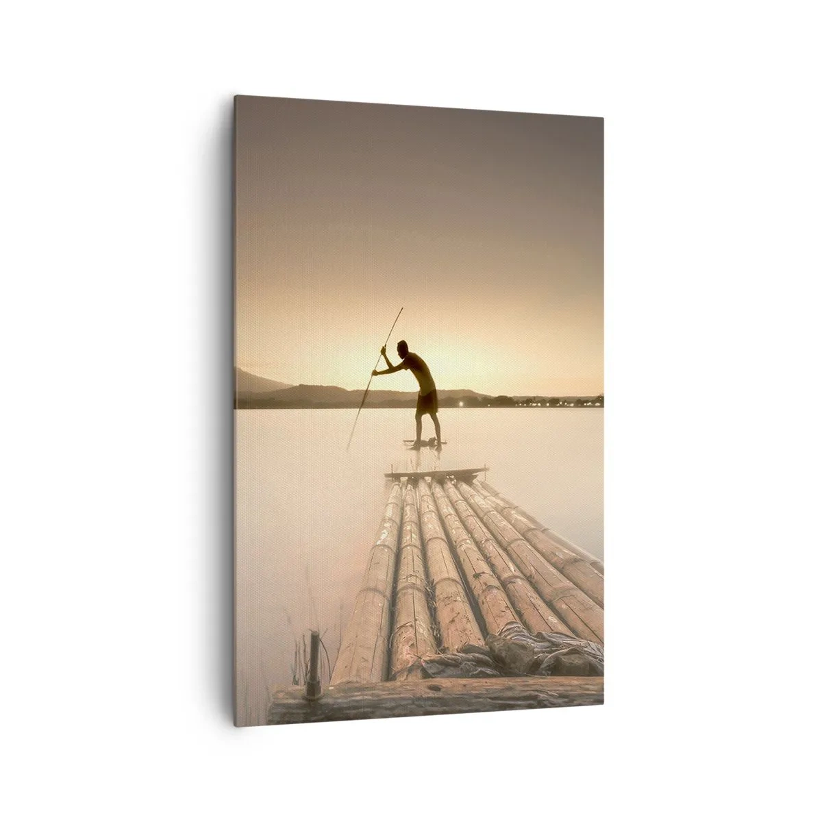 Canvastavla - Bild på duk - Före avkoppling - 80x120 cm