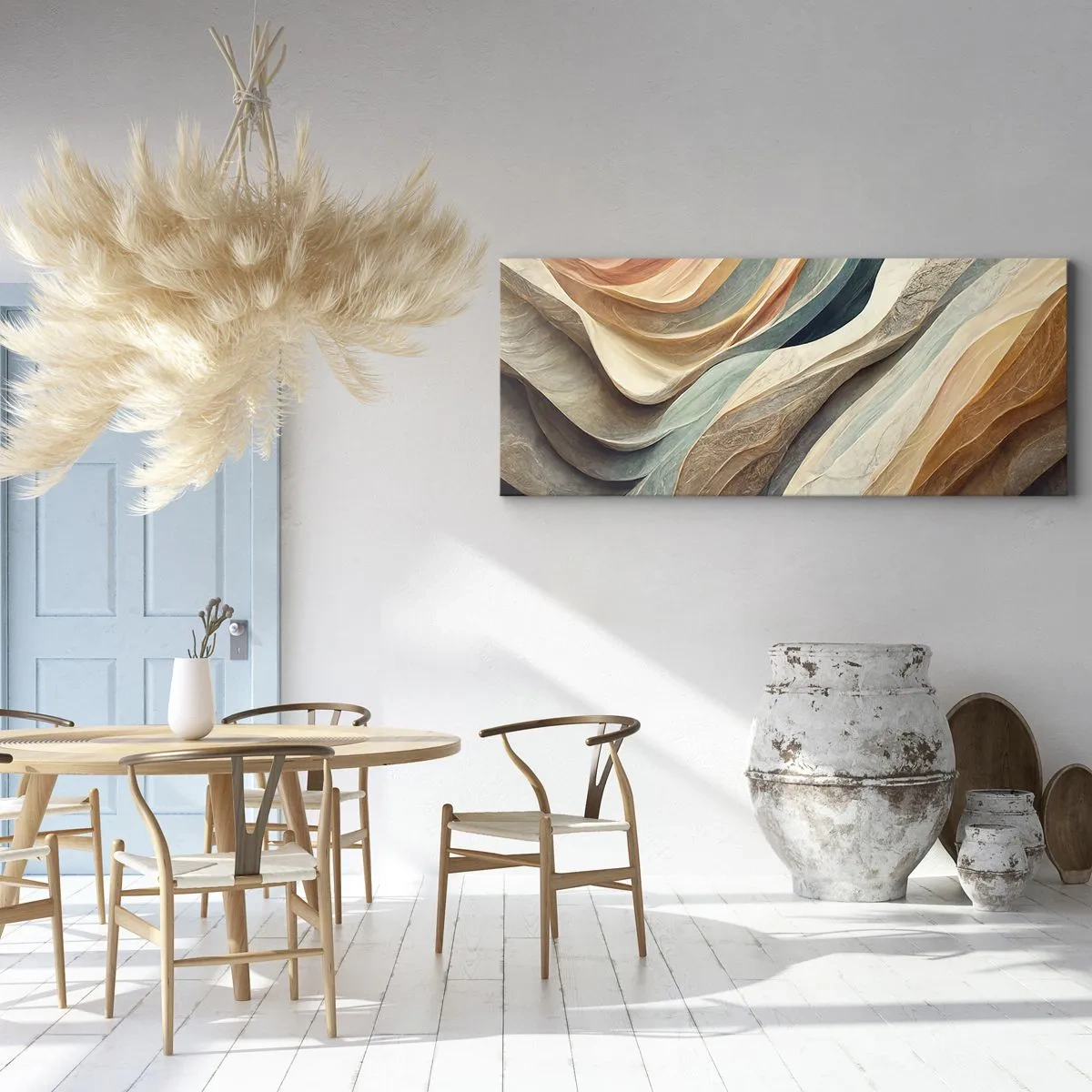Canvastavla - Bild på duk - Ögonblick före förändring - 100x40 cm