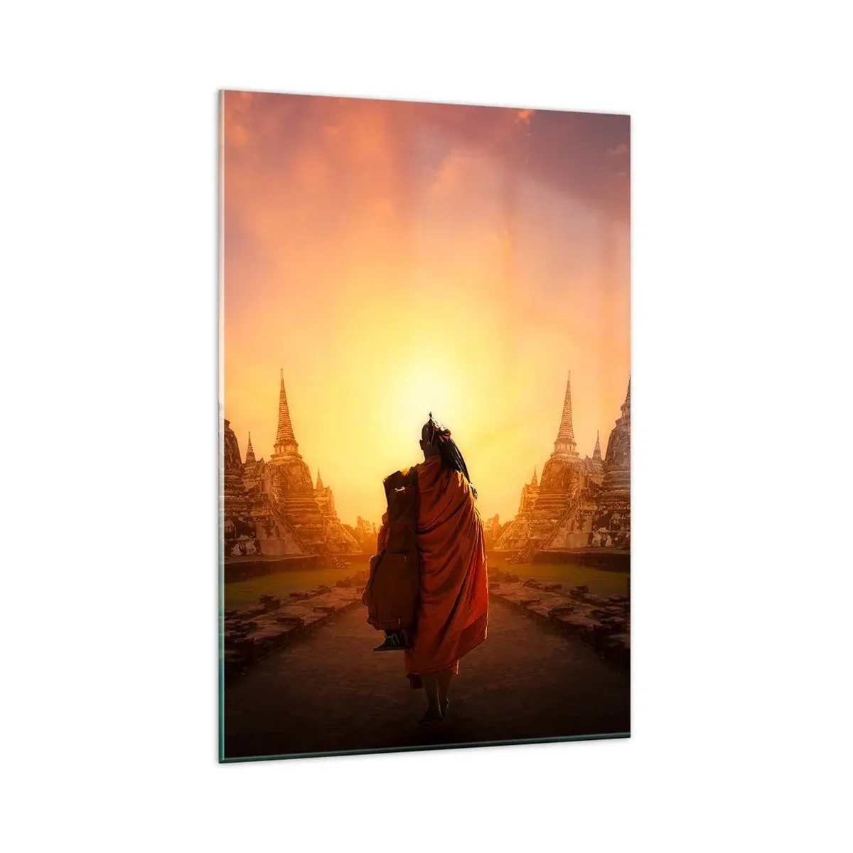 Glastavla - Bild på glas - I lugn genom evigheten - 80x120 cm