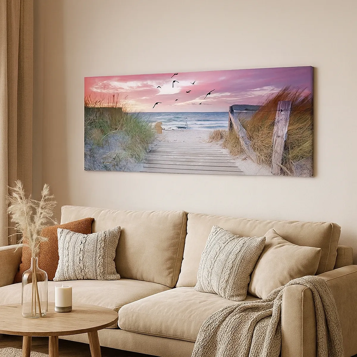 Canvastavla - Bild på duk - Östersjöimpression - 30x30 cm