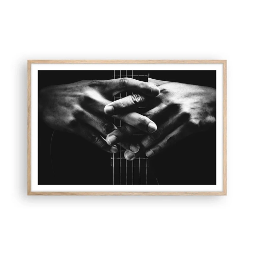 Affisch i ram av ljusek - Artistens bön - 91x61 cm