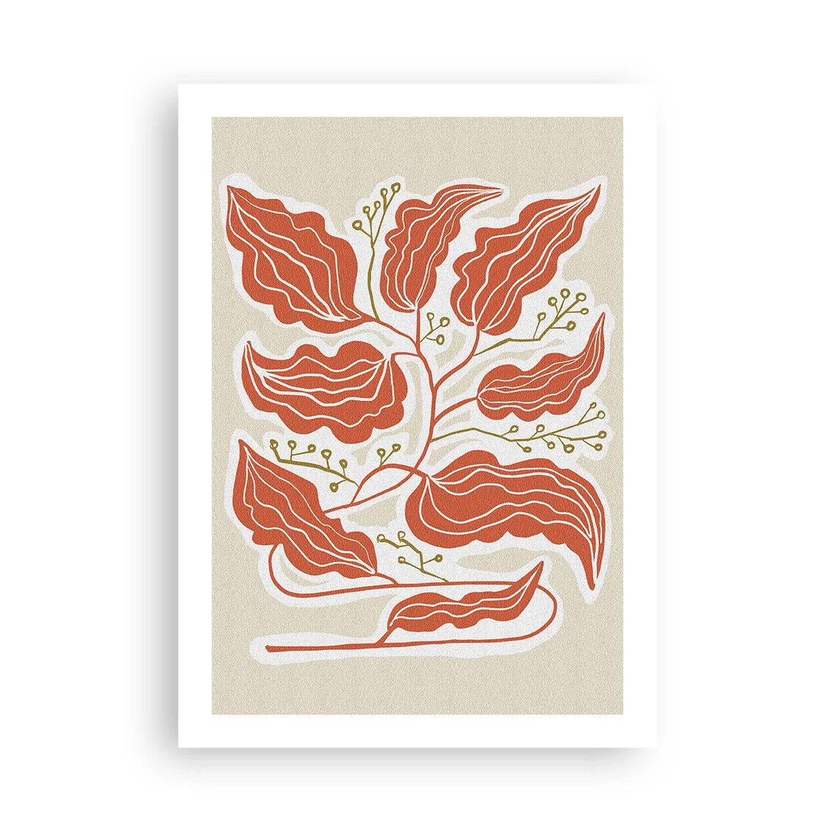 Affisch - Folkligt och naturligt - 50x70 cm