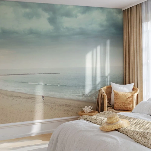 Fototapet på mått Premium Canvas - På jakt efter frid - Hav, Strand, Gå