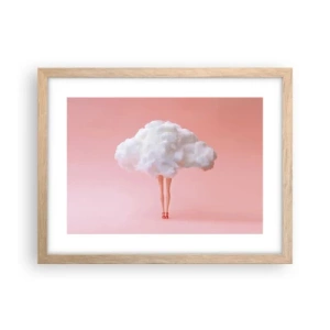 Affisch i ram av ljusek - Söt utfästelse - 40x30 cm