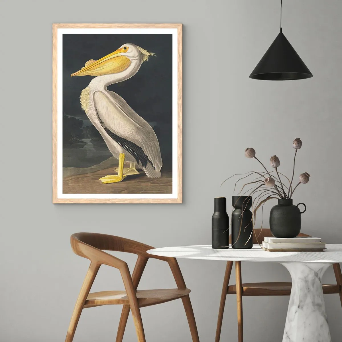 Affisch i ram av ljusek - Full av stolthet - 61x91 cm