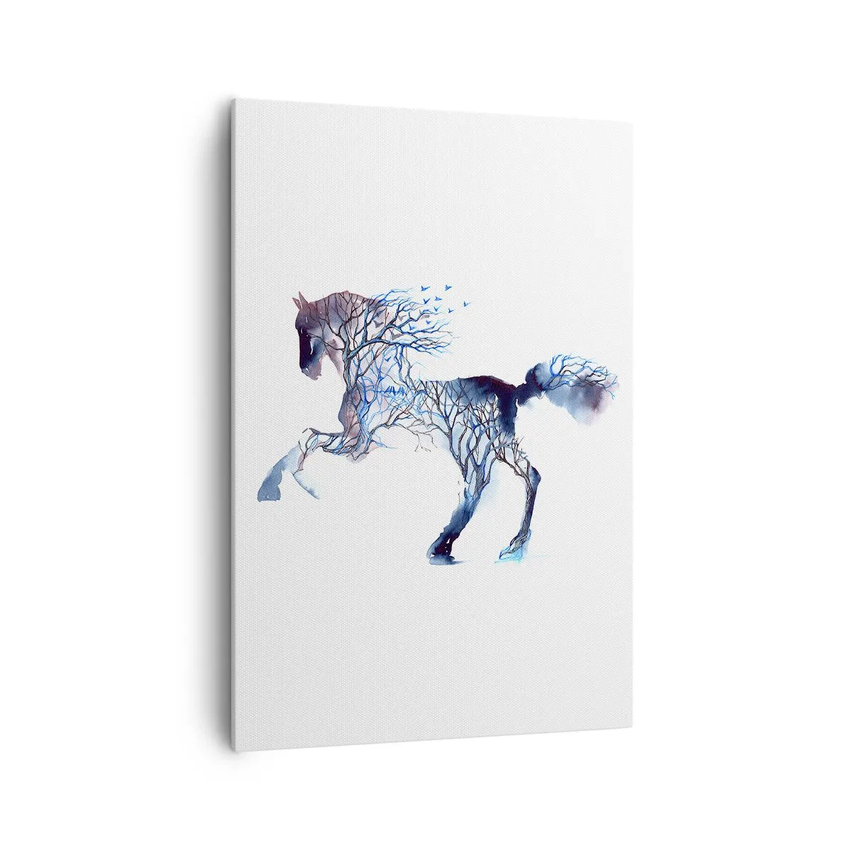 Canvastavla - Bild på duk - Som om skogen rört sig - 70x100 cm