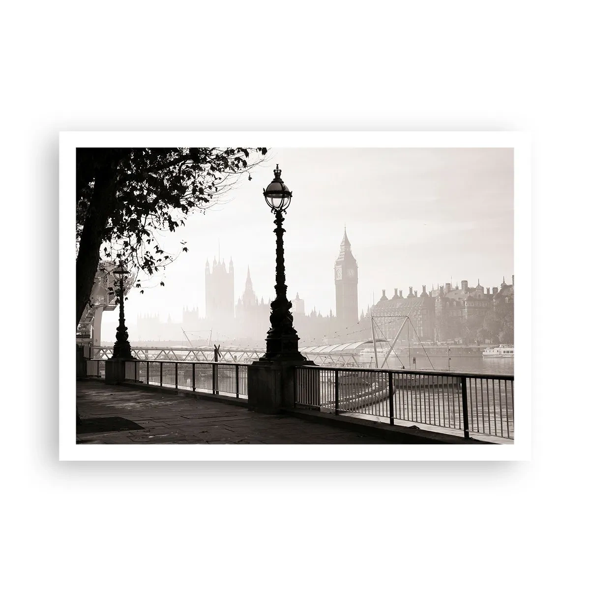 Affisch - Morgon i London - 100x70 cm