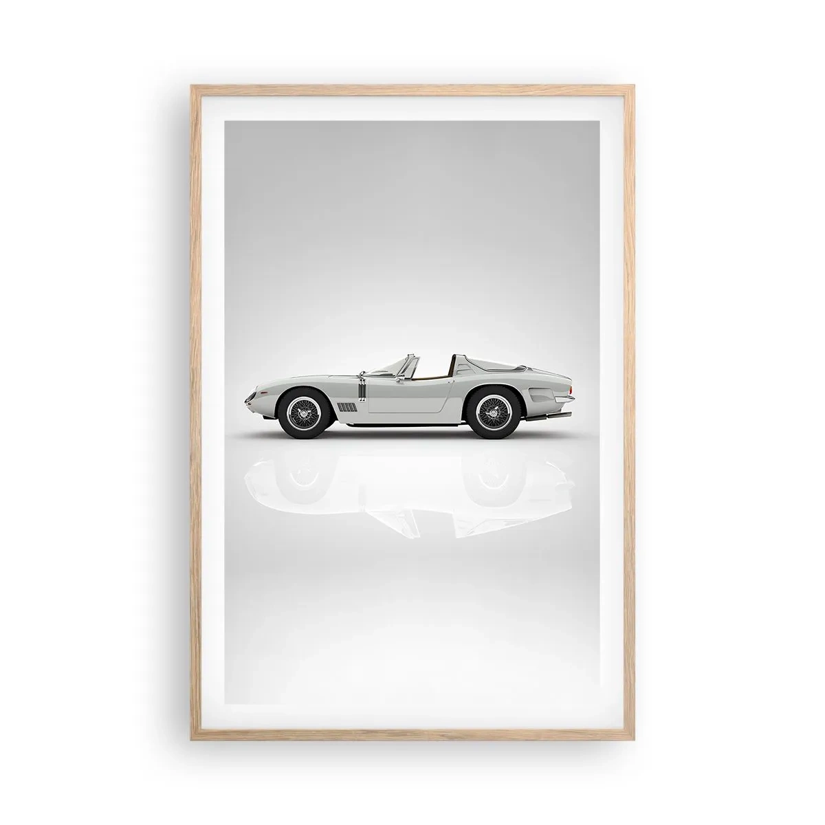 Affisch i ram av ljusek - Ett löfte om lek - 61x91 cm