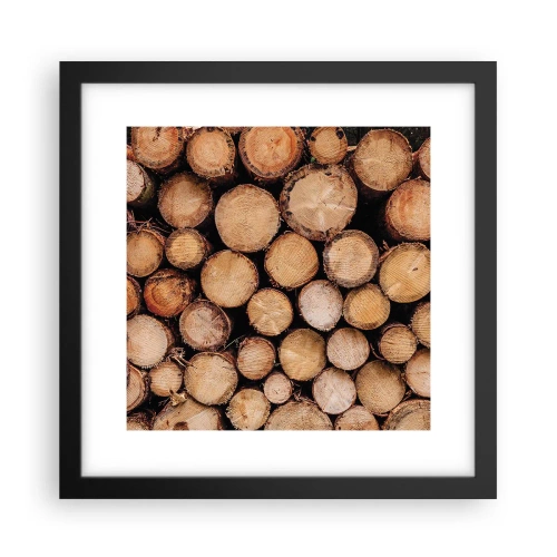 Affisch i svart ram - Ny början - 30x30 cm