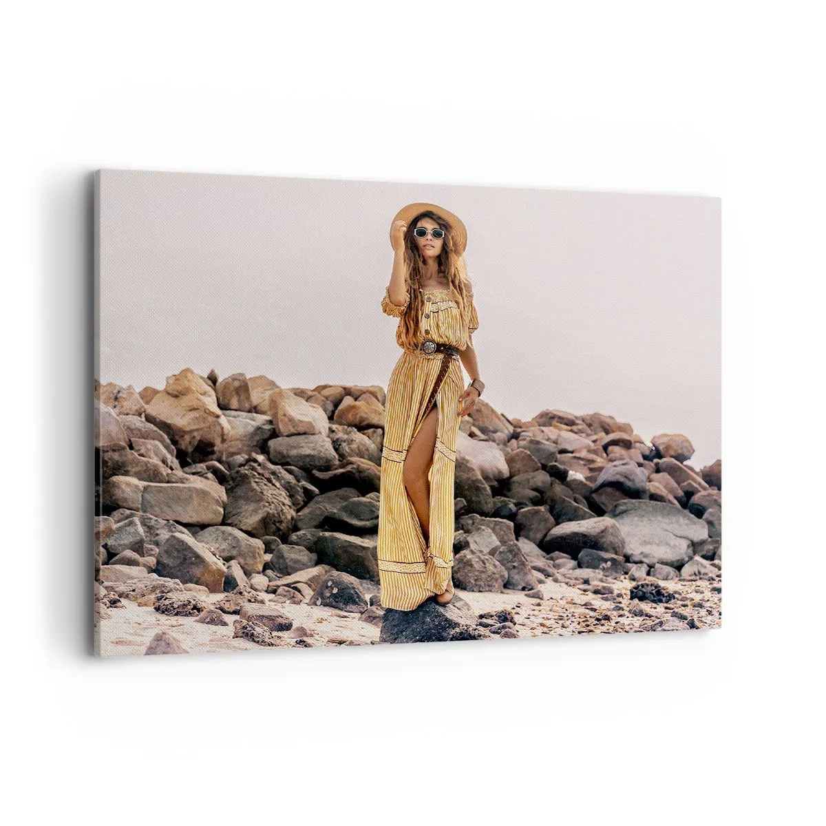 Canvastavla - Bild på duk - Stenarnas magi - 100x70 cm