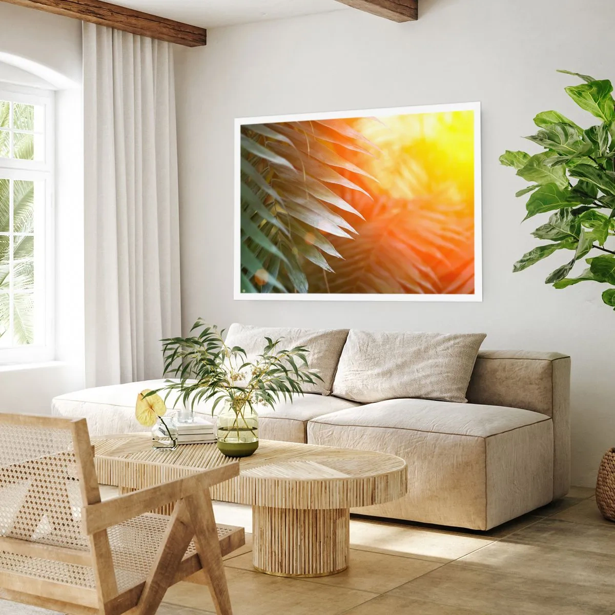 Affisch - En morgon i djungeln - 50x40 cm