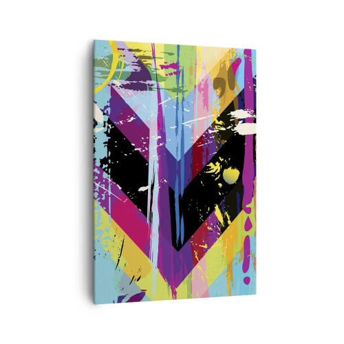 Canvastavla - Bild på duk - Uppifrån nedåt - 70x100 cm