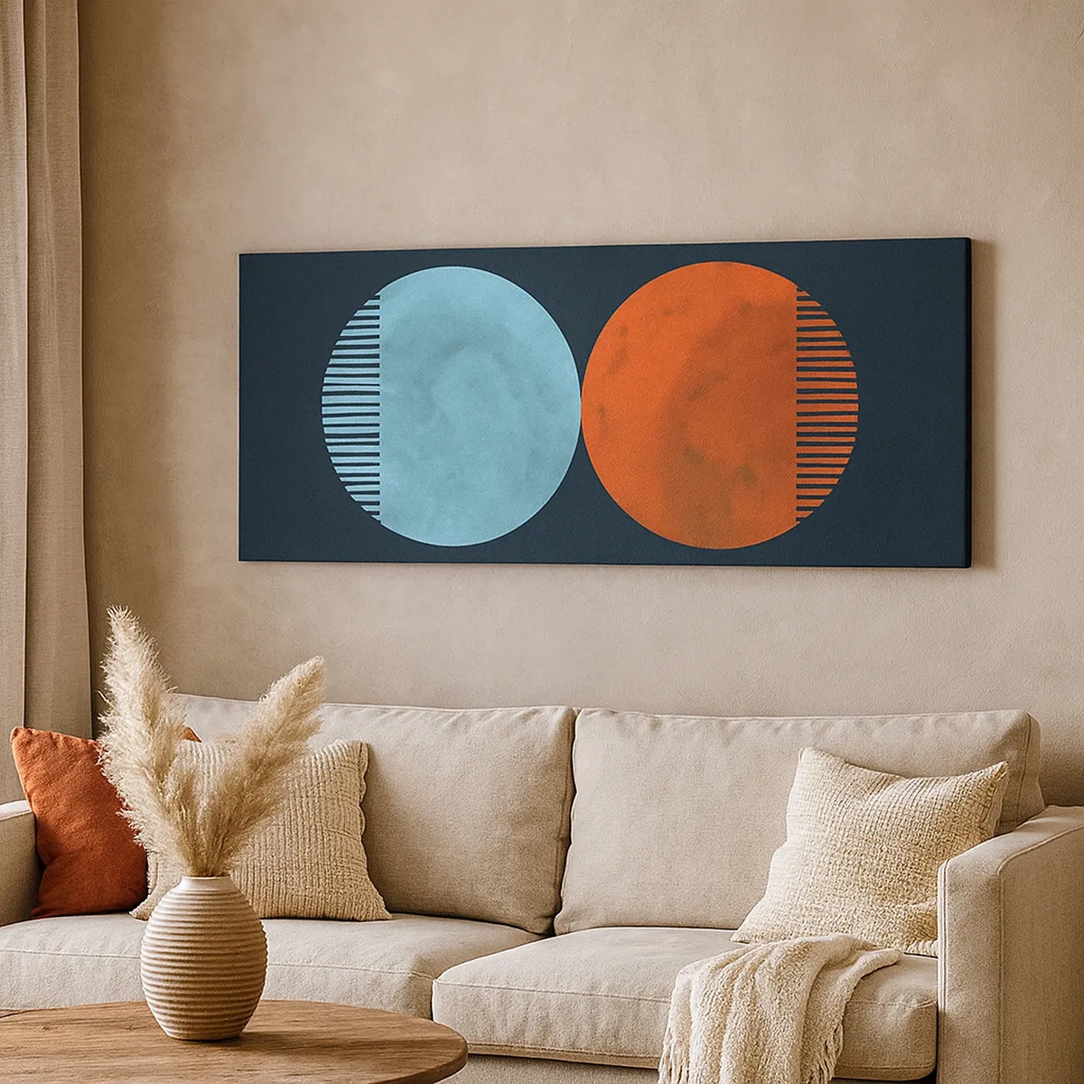 Canvastavla - Bild på duk - Endast geometri? - 30x30 cm