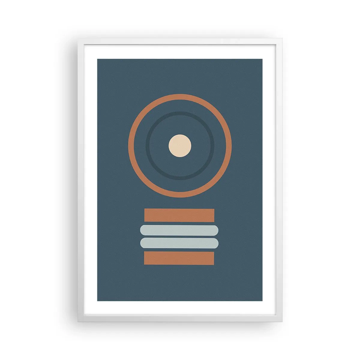 Affisch i vit ram - Sakens kärna - 50x70 cm