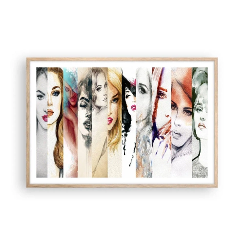 Affisch i ram av ljusek - Det är alltid DU - 91x61 cm