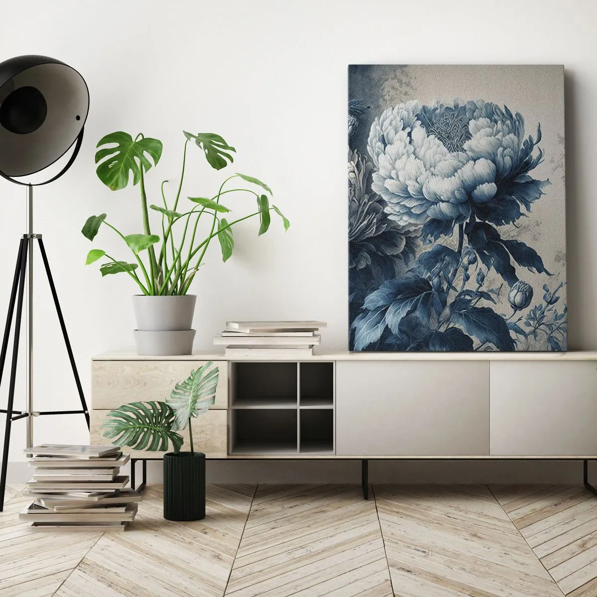 Canvastavla - Bild på duk - Ett väl matchat par - 55x100 cm