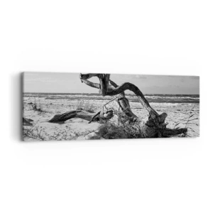 Canvastavla - Bild på duk - Havets skulptur - 90x30 cm