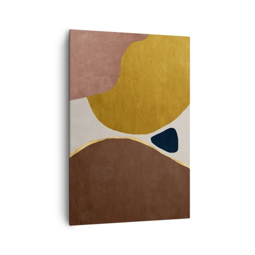 Canvastavla - Bild på duk - Abstraktion - en plats i rymden - 70x100 cm