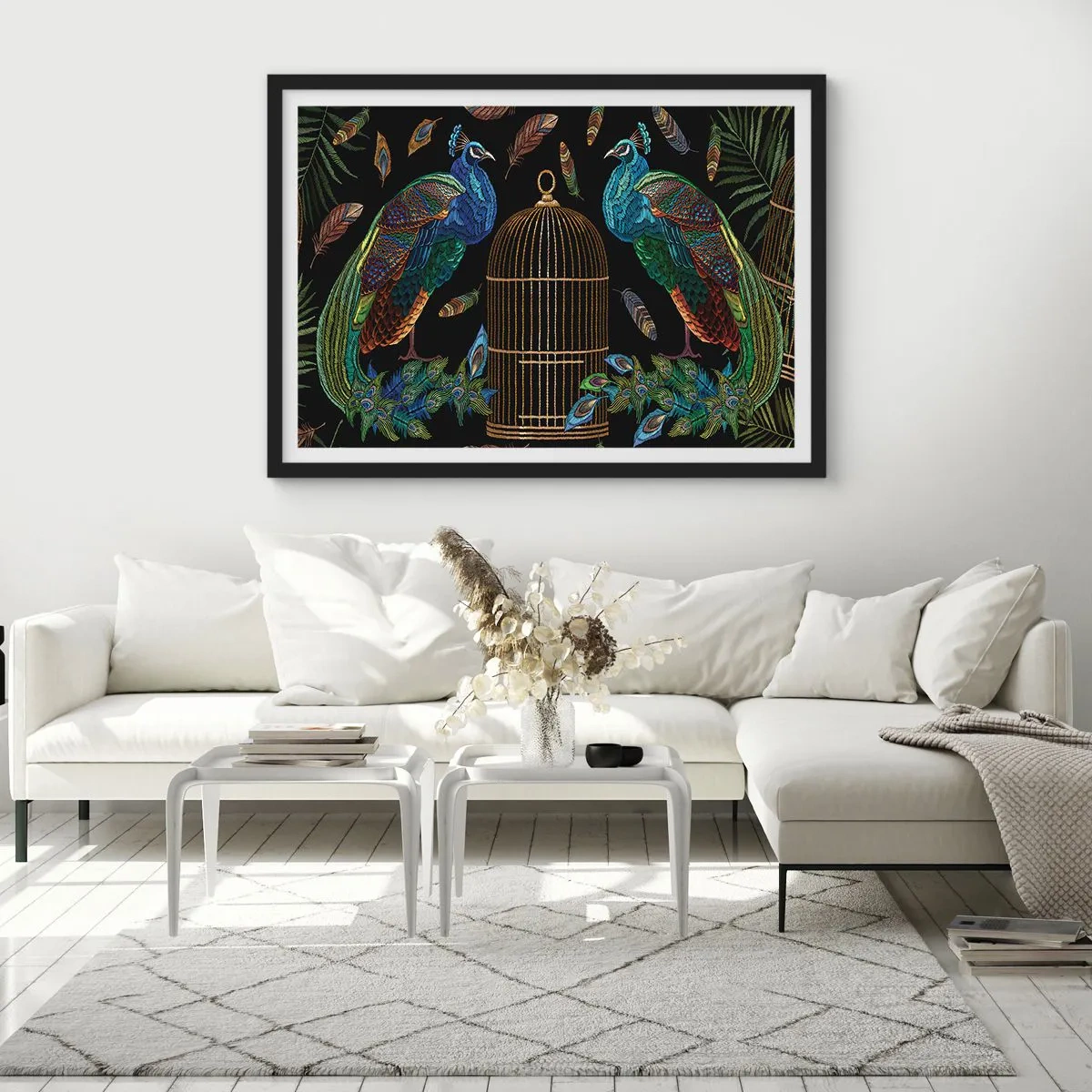 Affisch i svart ram - I kungliga kläder - 70x50 cm