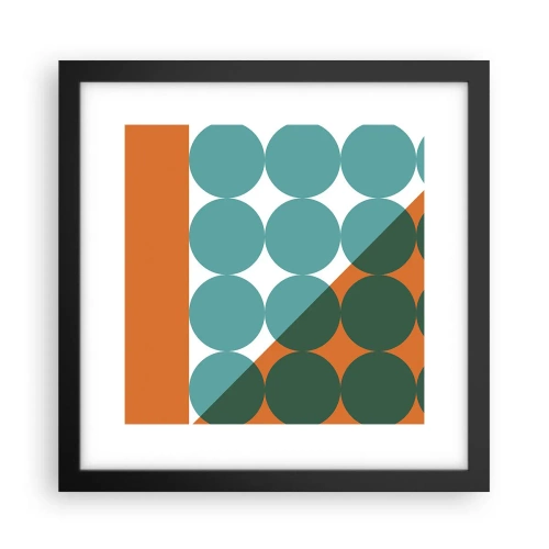 Affisch i svart ram - Uppåt och på diagonalen - 30x30 cm