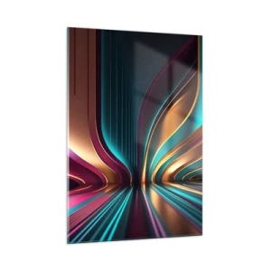 Glastavla - Bild på glas - Ljusets arkitektur - 50x70 cm