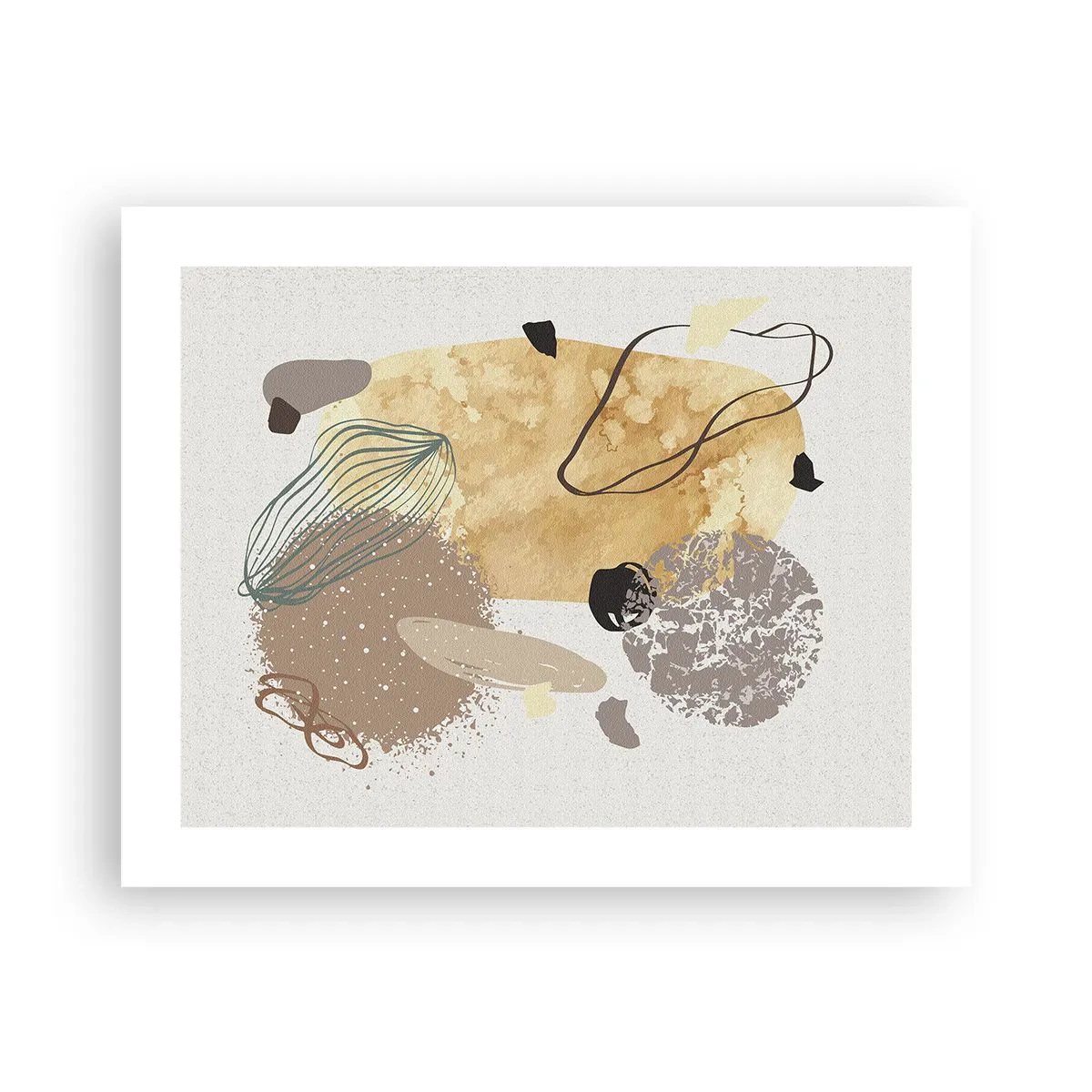 Affisch - Olika former - 50x40 cm