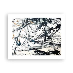 Affisch - Expressionistisk abstraktion - 50x40 cm