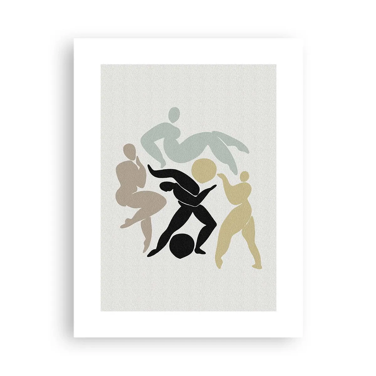 Affisch - Rörelse för hälsa och skönhet - 30x40 cm