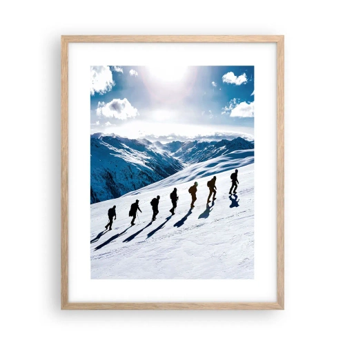 Affisch i ram av ljusek - Erövrarnas lag - 40x50 cm