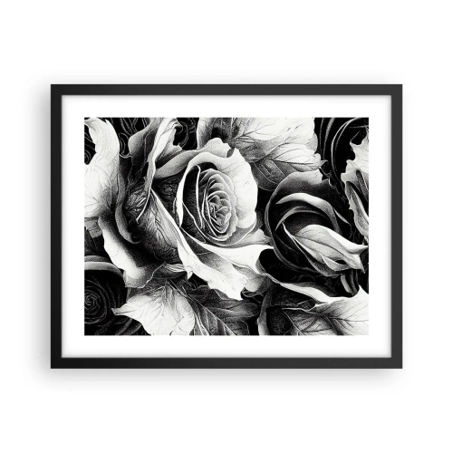 Affisch i svart ram - Alltid drottningen - 50x40 cm