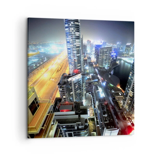 Canvastavla - Bild på duk - Underverk på öknen - 50x50 cm