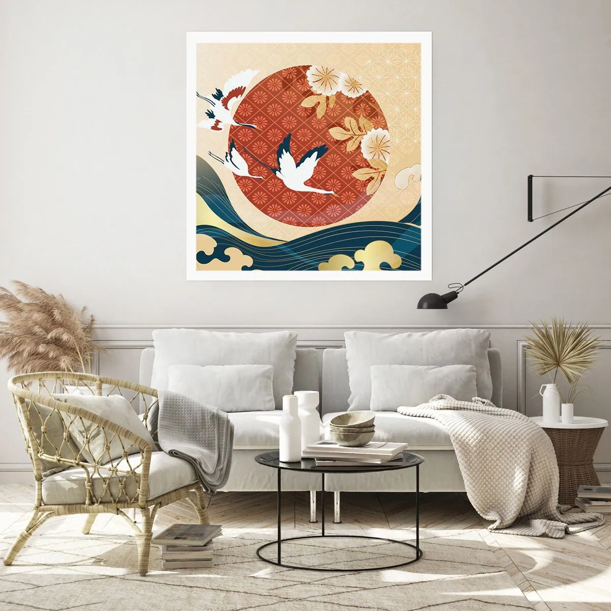Affisch - Japansk saga - 50x50 cm