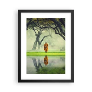 Affisch i svart ram - På väg till upplysningen - 30x40 cm