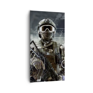 Canvastavla - Bild på duk - Makt - 65x120 cm