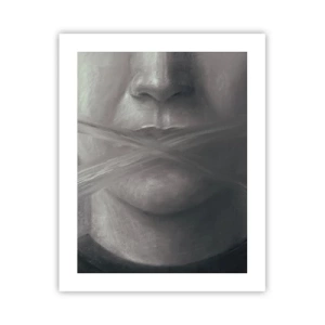 Affisch - Inte ett ord - 40x50 cm