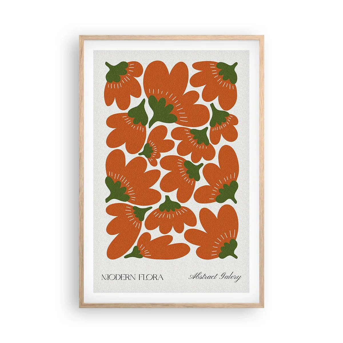 Affisch i ram av ljusek - Ur blommornas liv - 61x91 cm