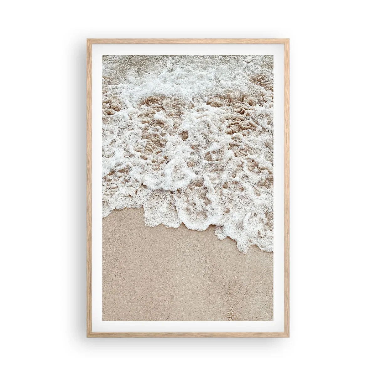 Affisch i ram av ljusek - Strax tillbaka - 61x91 cm