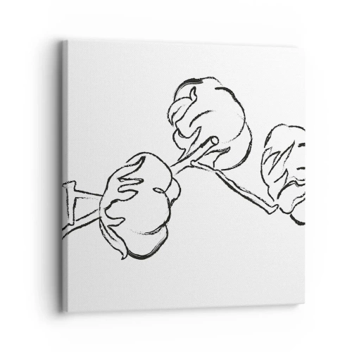 Canvastavla - Bild på duk - Bomullsdun - 30x30 cm