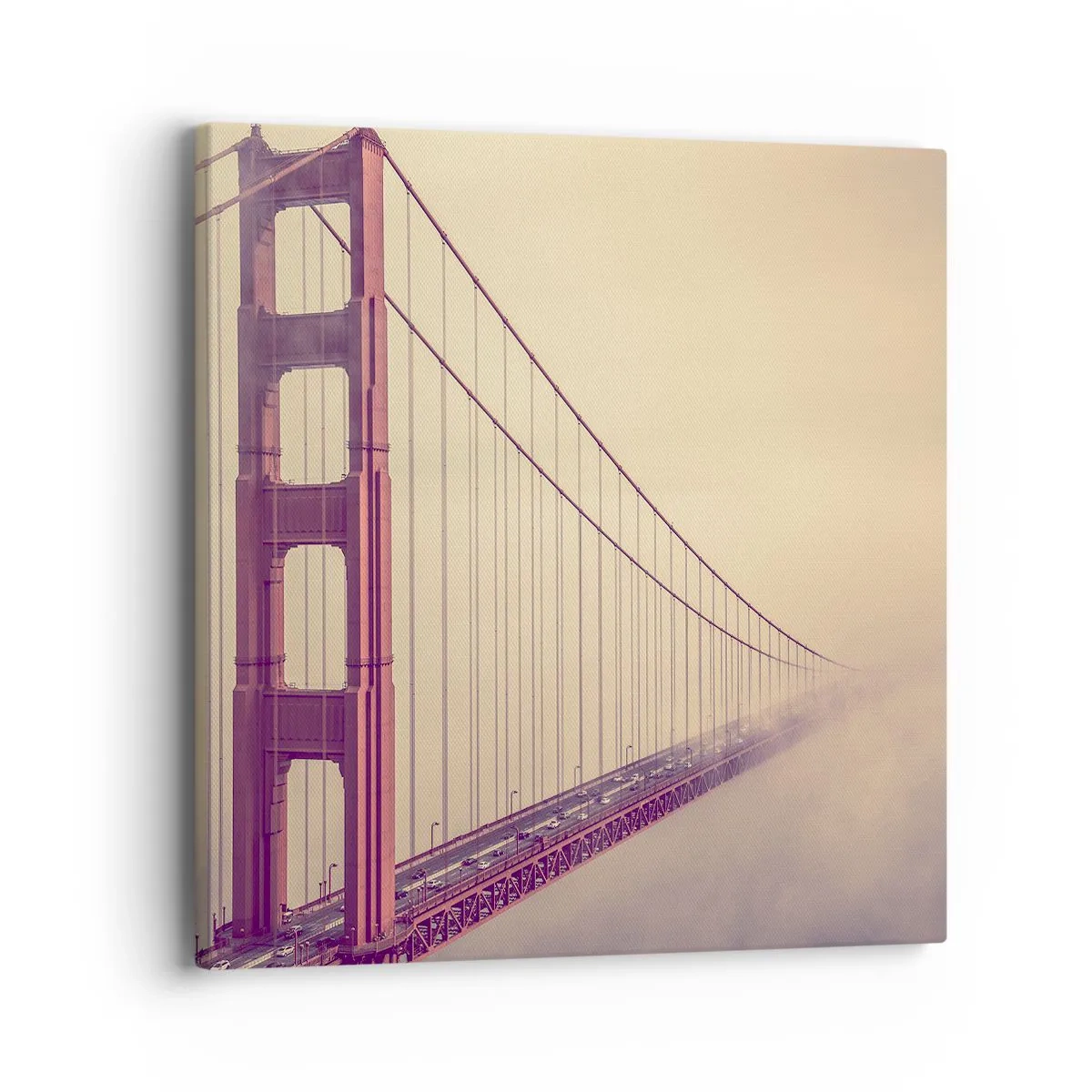 Canvastavla - Bild på duk - Mellan himlen och jorden - 40x40 cm