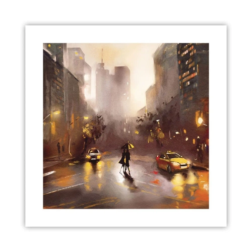 Affisch - I New Yorks ljus - 40x40 cm