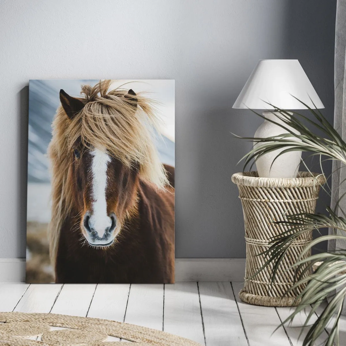 Canvastavla - Bild på duk - Känner du friheten? - 70x100 cm