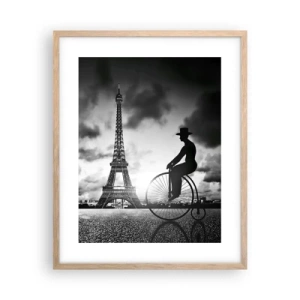 Affisch i ram av ljusek - Längtan efter Belle Epoque - 40x50 cm