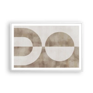 Affisch i vit ram - Likheter och skillnader - 91x61 cm