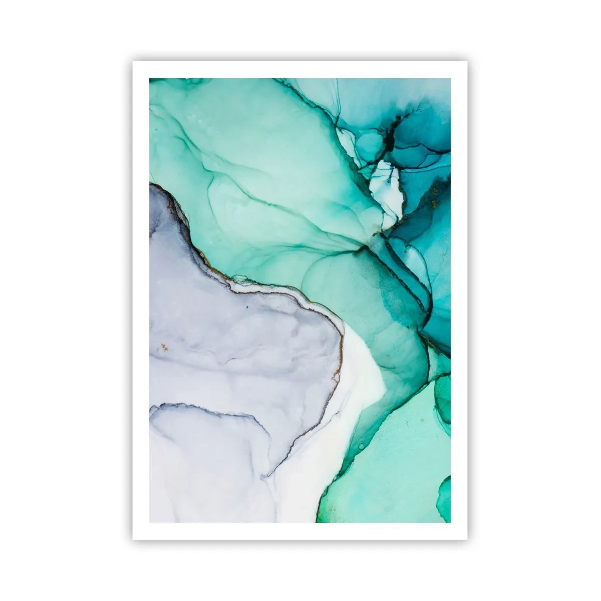 Affisch - En studie i turkos - 70x100 cm