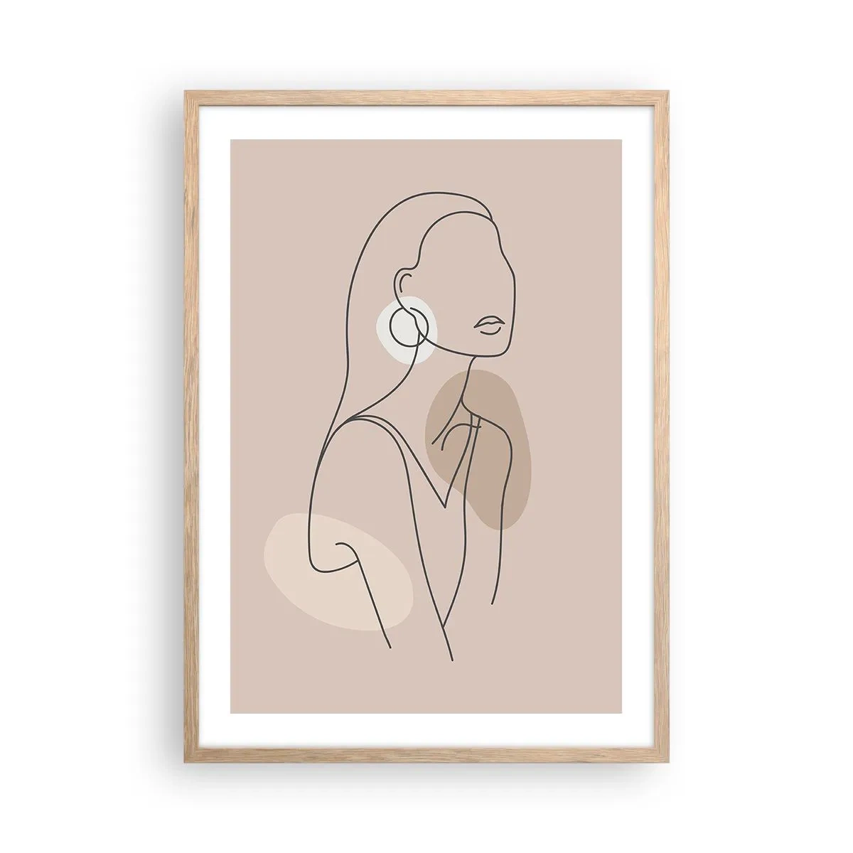 Affisch i ram av ljusek - Flickaktighetens ikon - 50x70 cm