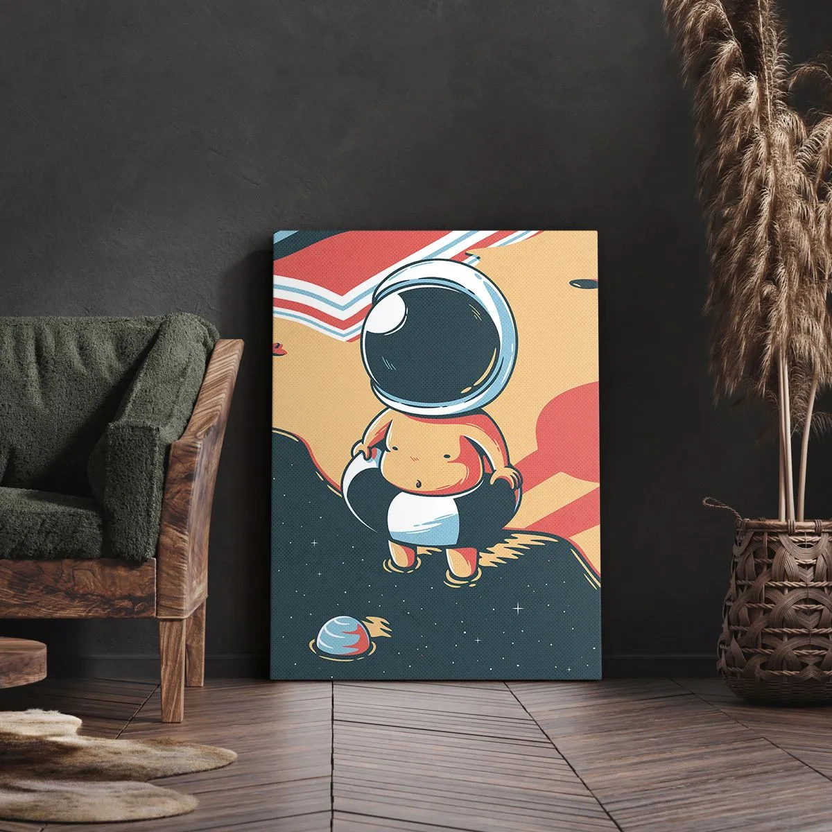 Canvastavla - Bild på duk - Ur ett annat perspektiv - 50x70 cm