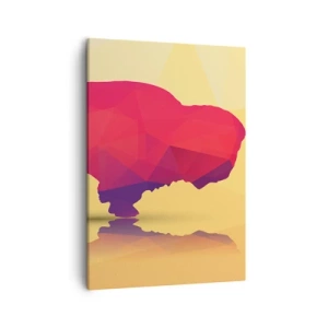 Canvastavla - Bild på duk - Visentens amaranta styrka - 50x70 cm