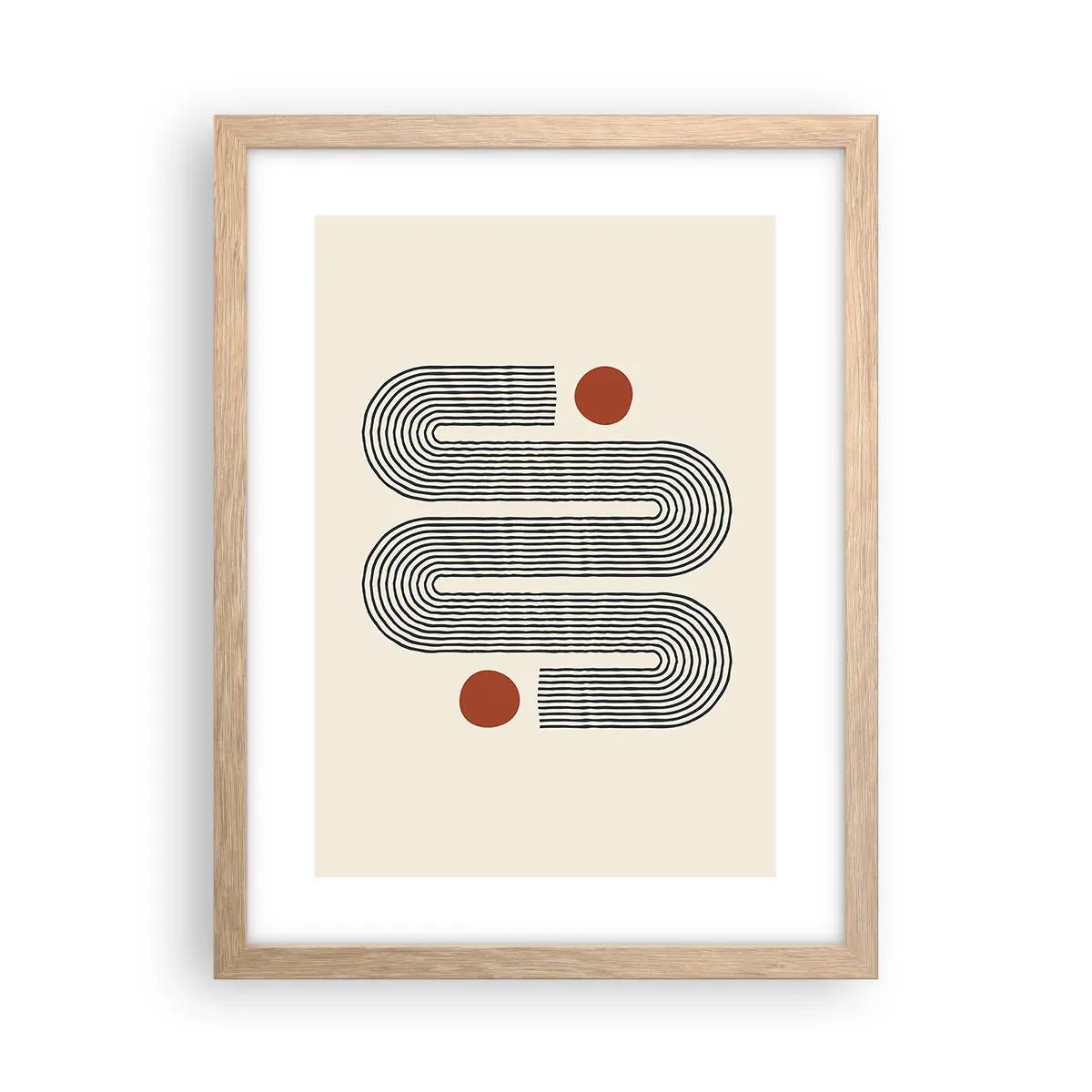 Affisch i ram av ljusek - från början till slutet - 30x40 cm