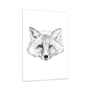 Glastavla - Bild på glas - Kan dessa ögon ljuga? - 50x70 cm