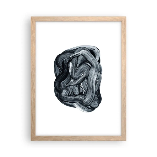 Affisch i ram av ljusek - Det är inte så enkelt - 30x40 cm